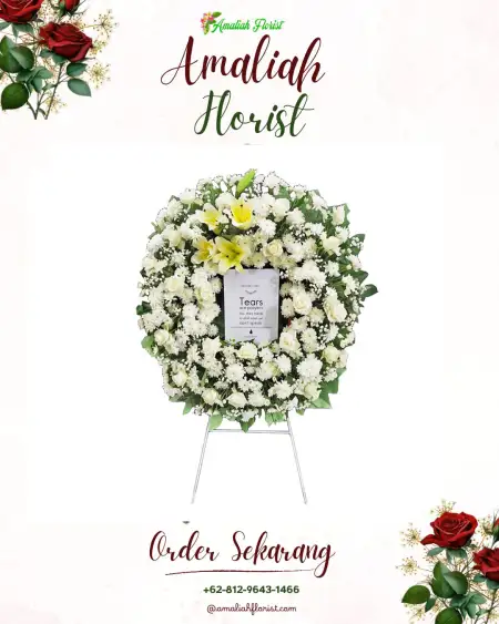 Krans Bunga Duka Handil Bakti